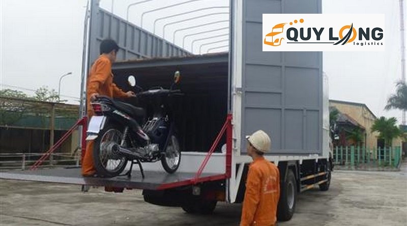 Vận chuyển xe máy bằng xe tải