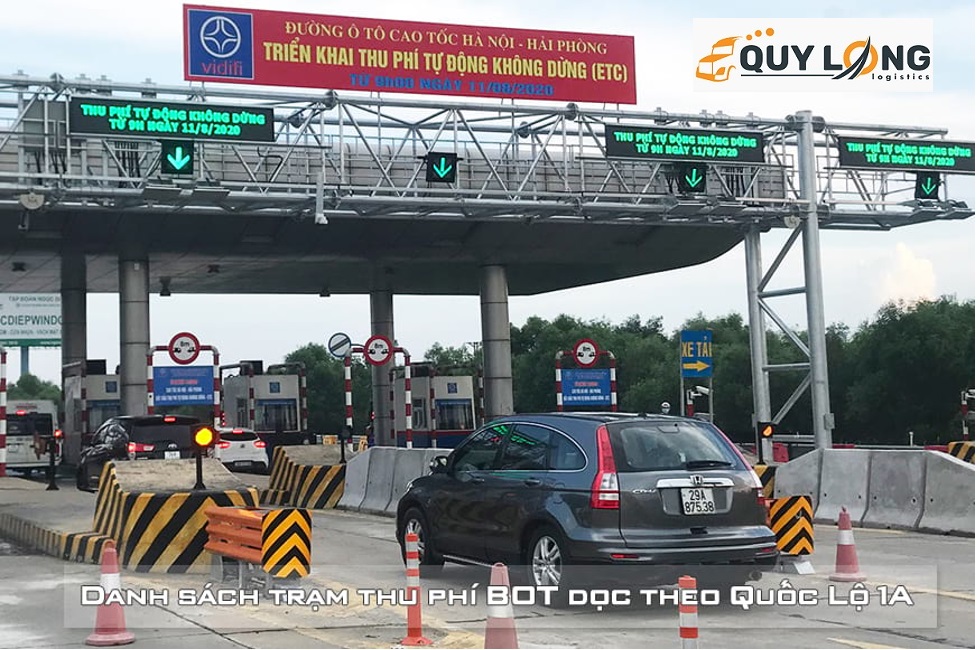 Trạm thu phí BOT trên Quốc lộ 1A