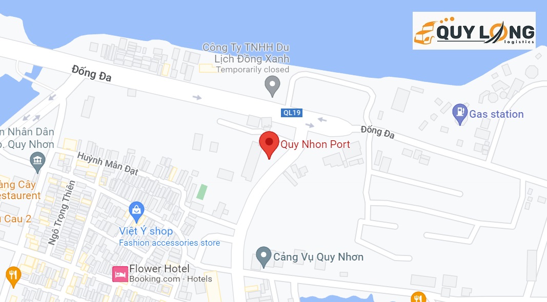 Bản đồ cảng Quy Nhơn