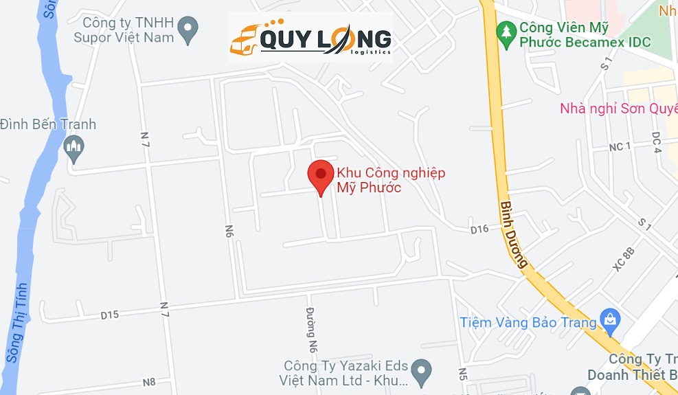 Bản đồ khu công nghiệp Mỹ Phước