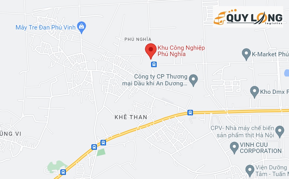 Bản đồ khu công nghiệp Phú Nghĩa