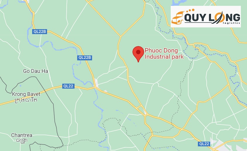Bản đồ khu công nghiệp Phước Đông