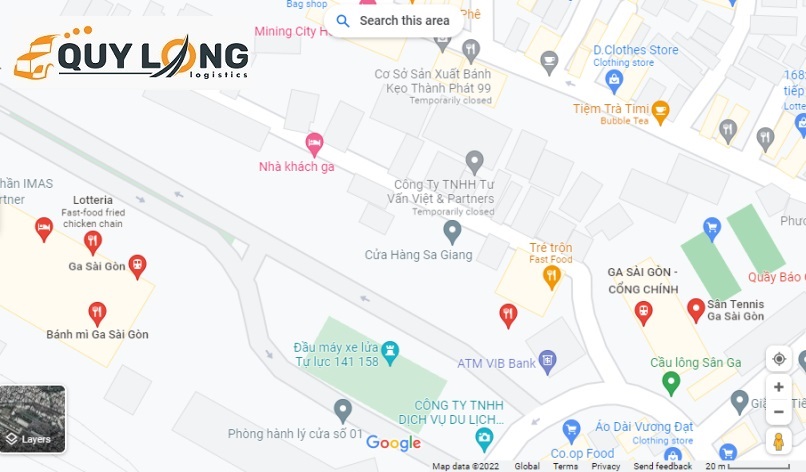 Bản đồ ga Sài Gòn