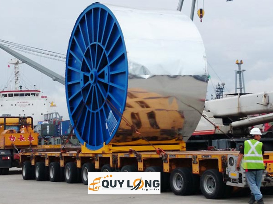 Vận chuyển hàng siêu trọng đòi hỏi các loại thiết bị bốc xếp có công suất cực lớn