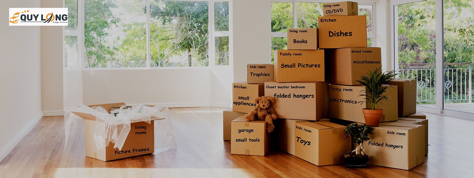 Chuẩn bị đóng gói vận chuyển nhà cẩn thận