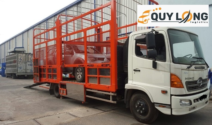 Vận chuyển ô tô điện bằng xe tải