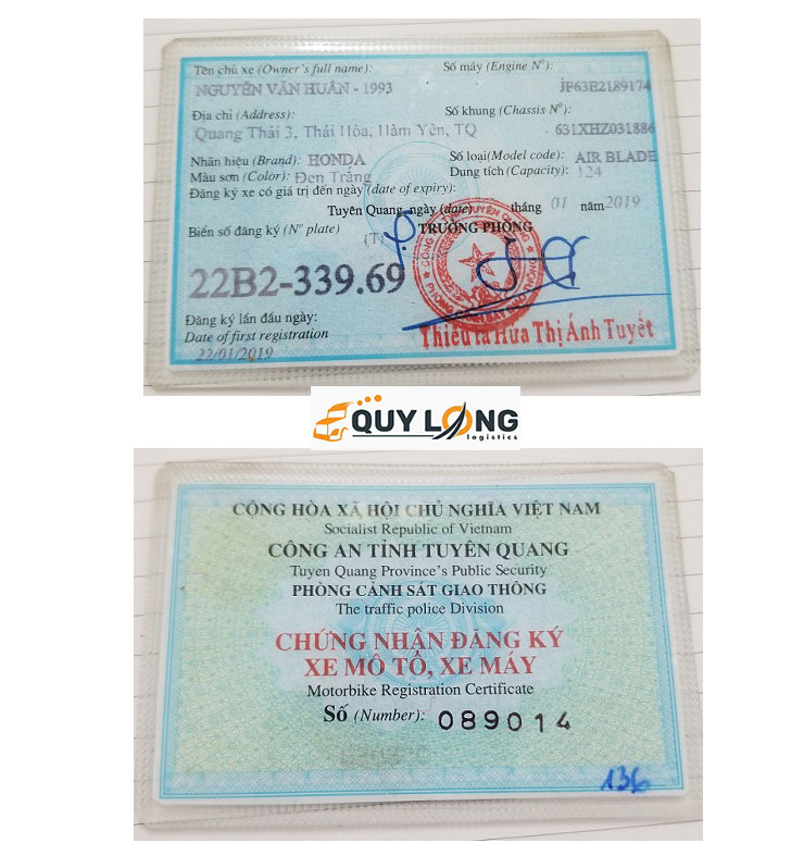 Cung cấp thông tin xe cẩn thận tránh giao nhận nhầm