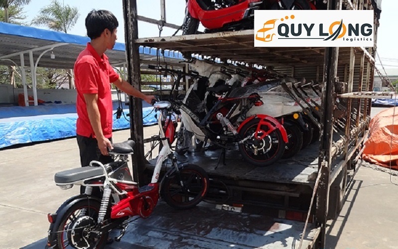 Vận chuyển xe đạp điện, xe máy điện bằng xe tải